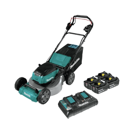 Makita XML06PT1 36V (18V X2) LXT® Brushless 18" Self-Propelled Commercial Lawn Mower Kit with 4 Batteries (5.0Ah)