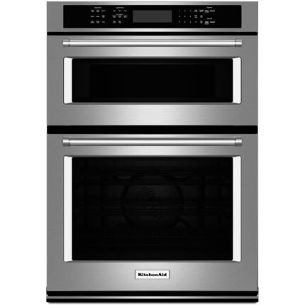 KitchenAid KOCE507ESS 27 inch Stainless Convection Wall Oven / Microwave Combo